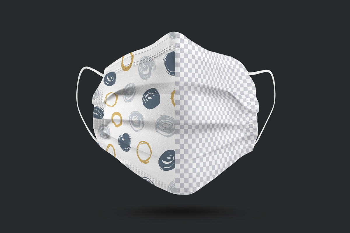 6 Mockups Isolated Face Mask, a Mask Mockup by Grow Design Craft Studio (Photo 7 of 8)