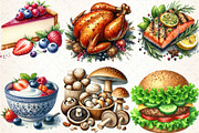 Low Carb Food Clipart Bundle, an Illustration by DreamCafeArt (Thumbnail 3 of 3)