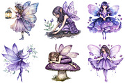 Watercolor Magical Garden, a Seasonal Illustration by DreamArtGraphic (Thumbnail 4 of 4)
