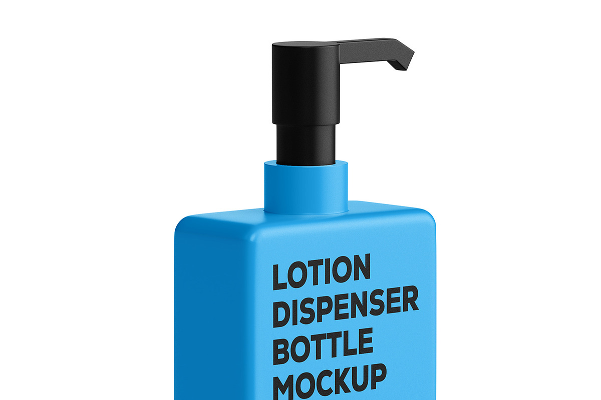 Lotion Dispenser Bottle Mockup, a Household Mockup by Ram Studio LLC (Photo 4 of 16)