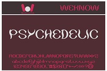 psychedelic font