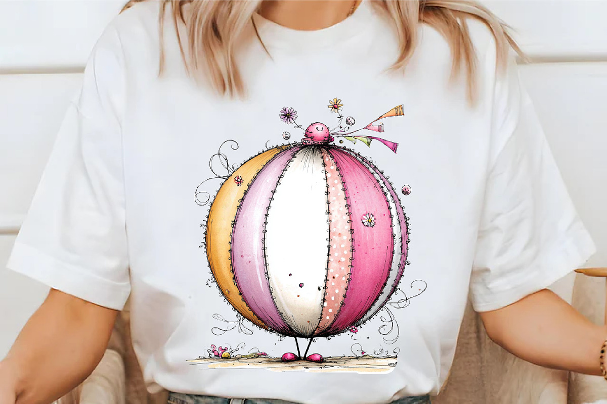Whimsical Summer Clipart, an Illustration by designcity5 (Photo 4 of 5)