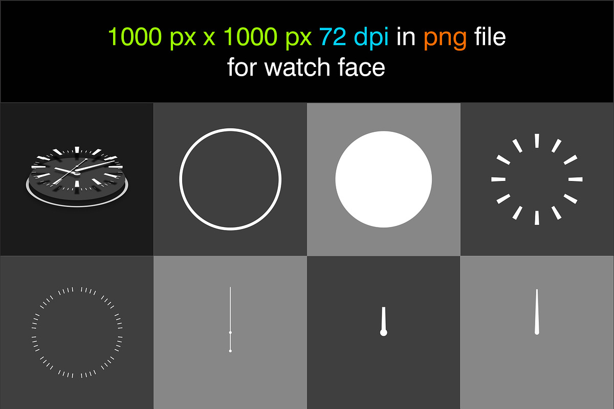 Wall Clock Face CFV1, a Graphic by G7 (Photo 3 of 3)