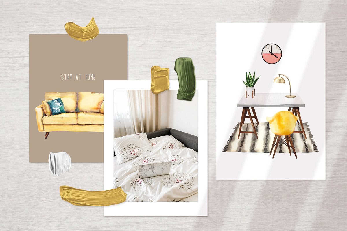 Home Living Furniture collection, a Decorative Illustration by Volha Studio (Photo 8 of 8)