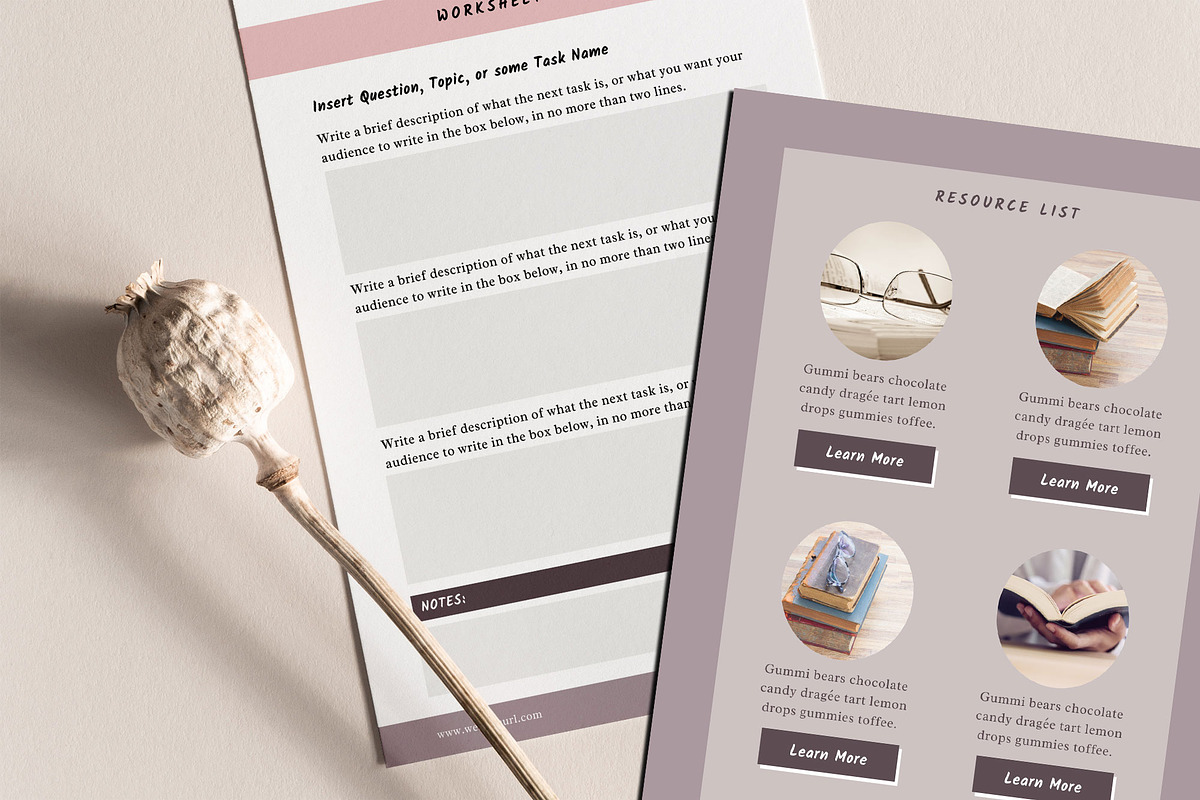 Workbook/eBook Canva Template | Sand, a Magazine Template by Studio Sugoi (Photo 10 of 10)