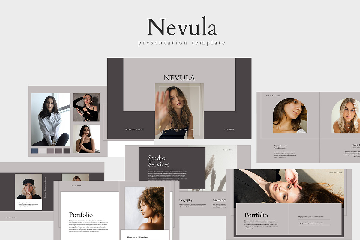 Nevula - Powerpoint Template, a Presentation Template by eunavia (Photo 1 of 6)