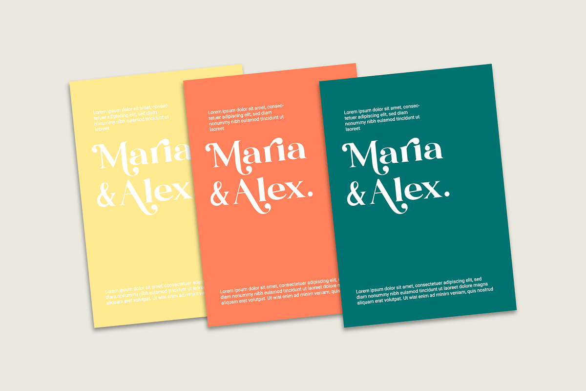 Blue Village – Modern / Vintage Font, a Serif Font by Issam Type (Photo 7 of 12)