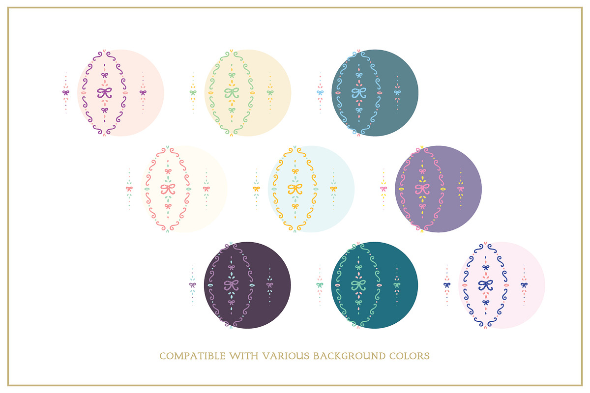 Cottagecore Pattern 14 Dainty Ribbon, a Pattern Graphic by Euonia Meraki (Photo 5 of 17)