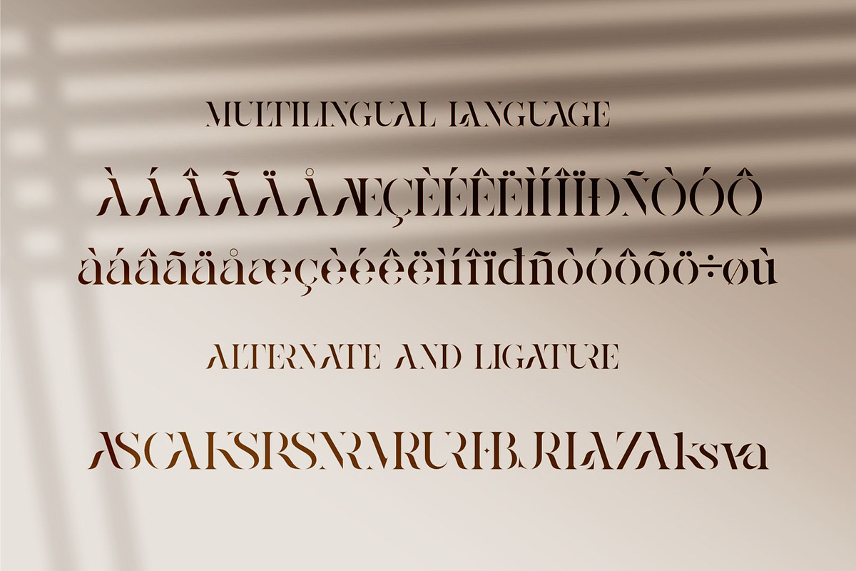 Kasero || Stencil Serif Font, a Serif Font by Idea Studio (Photo 2 of 10)