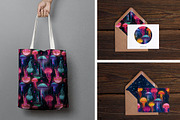 13 seamless patterns!Jellyfish Mania, a Pattern Graphic by holaholga (Thumbnail 6 of 6)