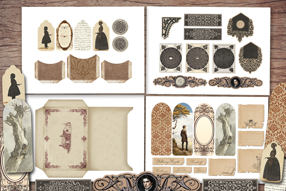 Wuthering Heights Scrapbook Kit, a Person Illustration by Secret Helper (Photo 4 of 8)