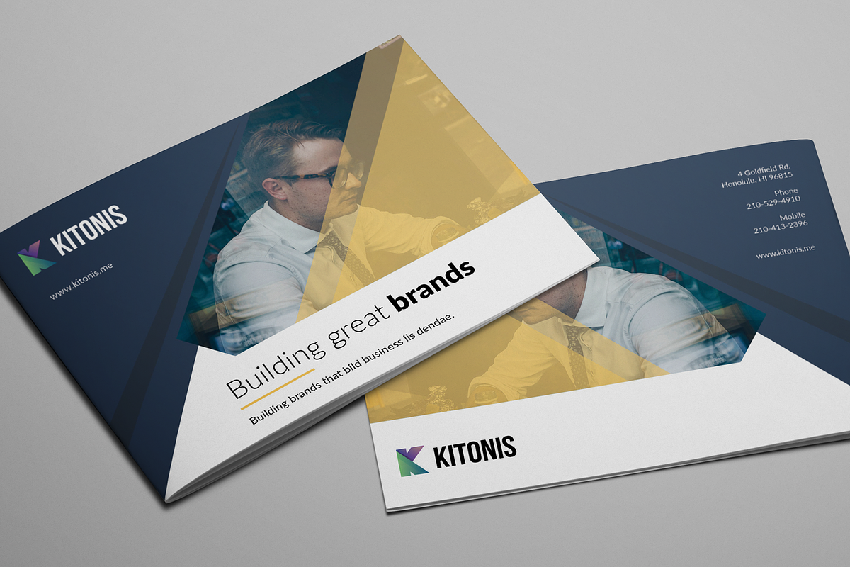 Modern Business A5 Brochure, a Brochure Template by Print design (Photo 1 of 6)