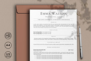 Resume template / CV template, a Resume Template by UResume (Thumbnail 1 of 8)