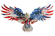 Eagle Patriotic 4th of July PNG, a Graphic by VetalStock (Thumbnail 5 of 6)