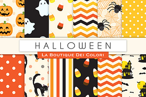 Cute Halloween Digital Paper