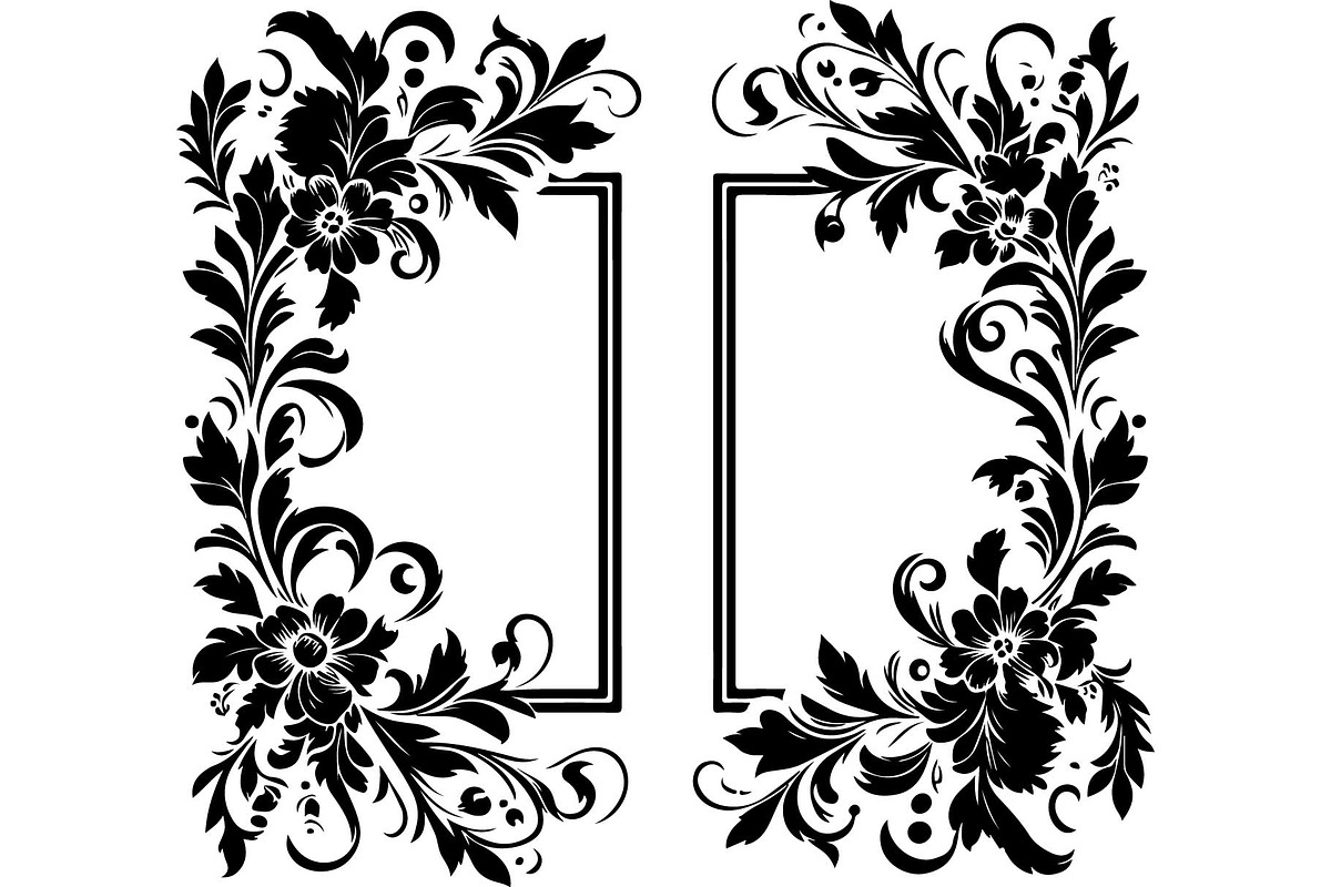 Elegant Baroque Frame Designs, an Object Graphic by jahid234 (Photo 12 of 13)