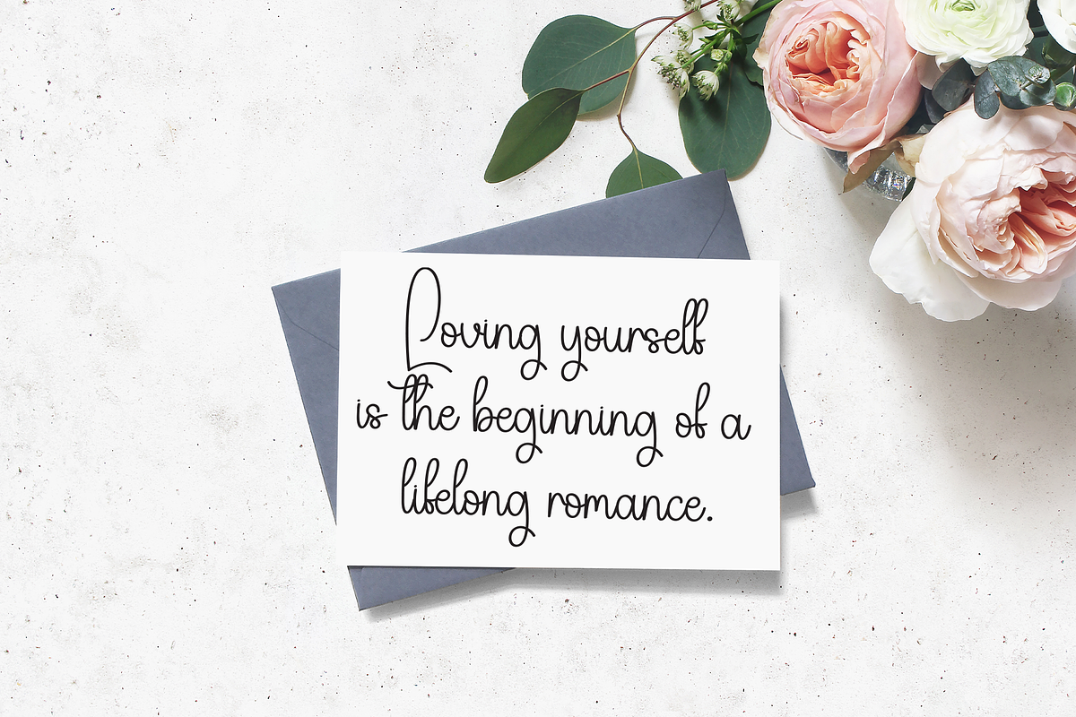 Happyday | Script Font, a Handwritten Font by Scratchones (Photo 3 of 9)