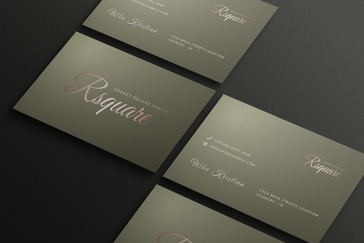 5 in 1 Luxury Business Cards, a Business Card Template by Ctrl space studio (Photo 5 of 5)