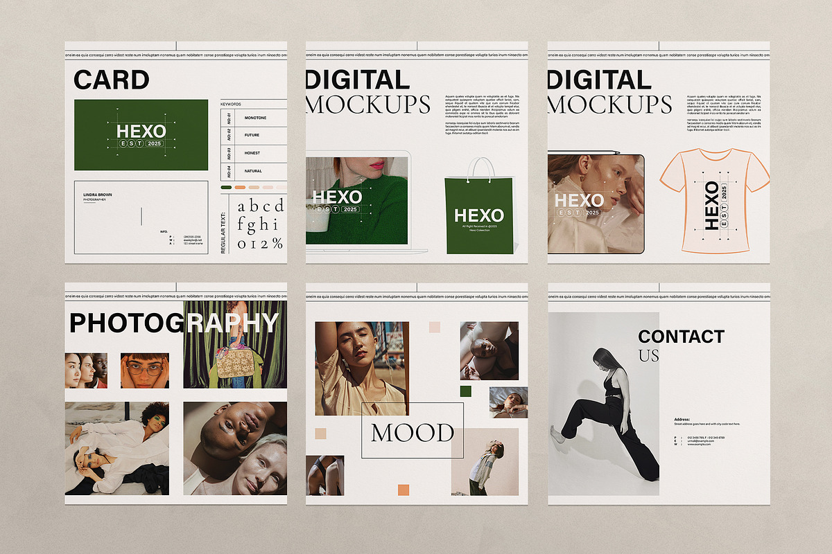 Brand Kit Social Media Post Template, a Social Media Template by TemplatesForest (Photo 3 of 3)
