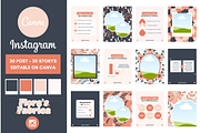 Instagram Business Templates CANVA, a Social Media Template by florasfabrica (Thumbnail 2 of 6)