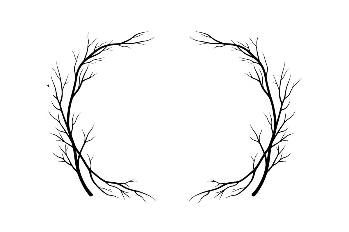 Decorative Nature Frame Silhouette, a Graphic by BIPLOB EXPERT (Photo 8 of 13)