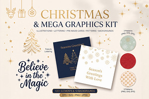 Christmas Backgrounds & Clipar