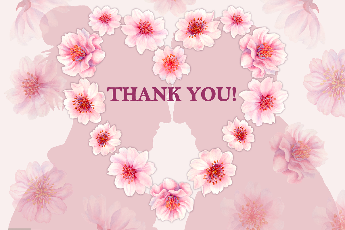 Cherry Blossom Hearts, a Decorative Illustration by EL_SUHOVA (Photo 15 of 15)