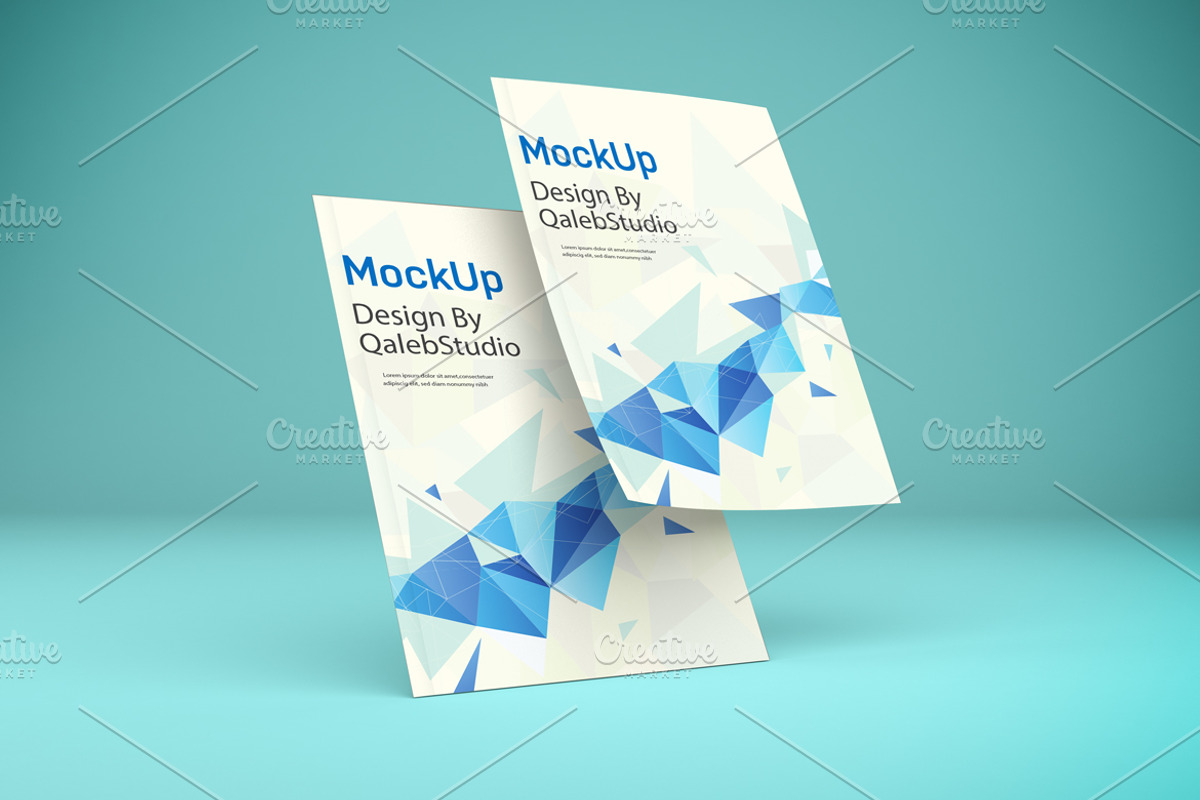 Flyer V.3 Mockup, an Advertising Mockup by Qaleb Studio (Photo 5 of 13)