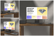 Desktop Mockup, a Wearable Device Mockup by Unerispace (Thumbnail 1 of 5)