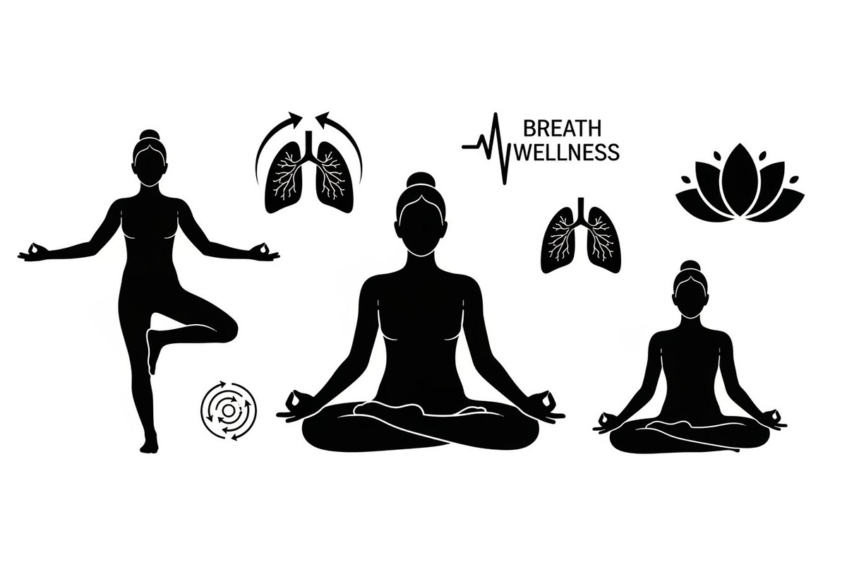 Yoga Meditation Silhouette Vector Bu, an Illustration by Artivon (Photo 33 of 40)