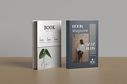 Book Cover Mockup A4, a Magazine Template by Creative_A23 (Thumbnail 9 of 11)