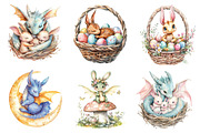 Baby Dragon Sublimation Clipart, an Illustration by CreationArt (Thumbnail 5 of 5)