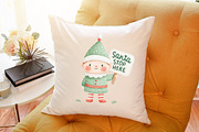 Cute Elves Watercolor Clipart Bundle, an Illustration by Sublimation Artist (Thumbnail 6 of 6)