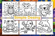 Bold and Easy Animals Coloring Book, an Animal Illustration by Ink Gallery (Thumbnail 3 of 4)
