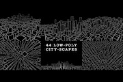 44 Low-Poly Line-Art Cityscapes, a Graphic by ARTOMATIC (Thumbnail 2 of 4)