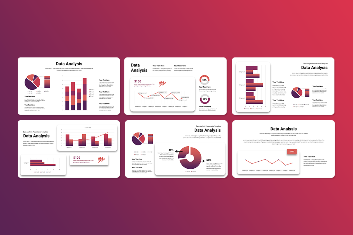 Data Analysis - PowerPoint Template, a Presentation Template by QR Design Studio (Photo 3 of 3)