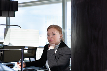 in the office, a Photo by dmitryersler