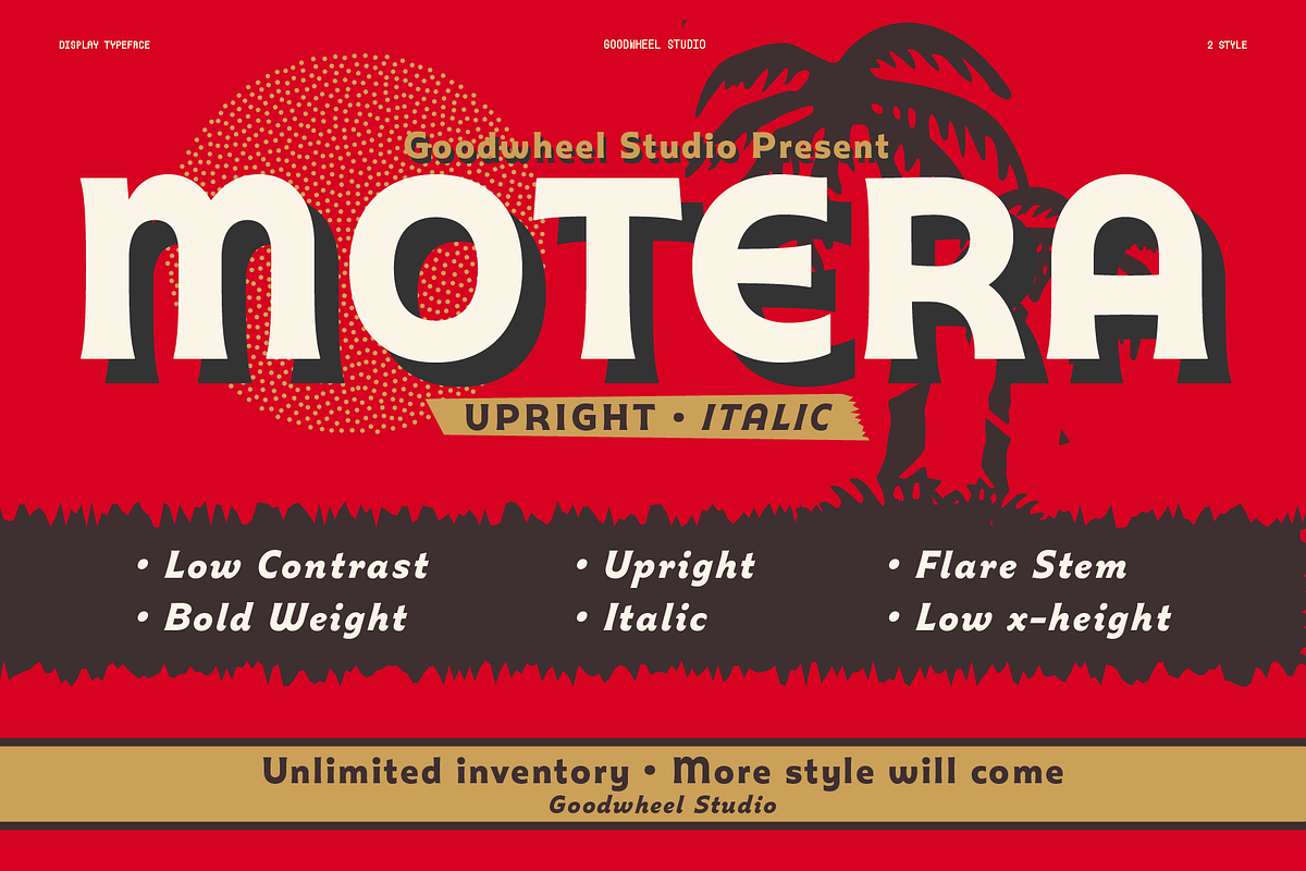 Motera, a Sans Serif Font by Goodwheel Studio (Photo 1 of 11)