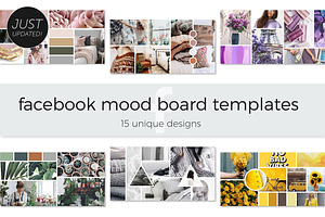 Facebook Mood Board Templates