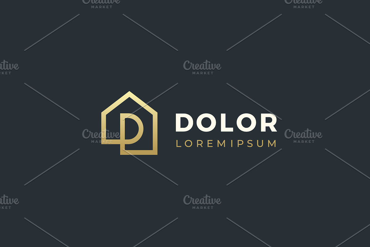 Letter D logo template., a Branding & Logo Template by lettett (Photo 2 of 2)