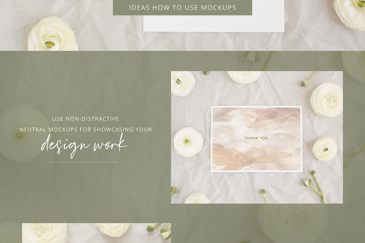 Spring Styled Stationery Mockups, a Print Template by eclosque (Photo 4 of 7)