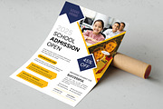 School Admission Flyer Template, a Flyer Template by MightyDesign (Thumbnail 4 of 7)