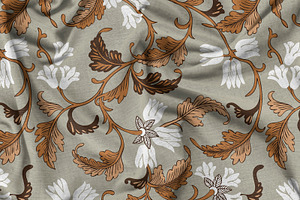 Ethnic Jacobean Floral Pattern