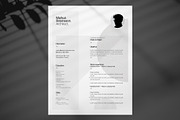 Minimal Creative Resume Pack by Srg, a Resume Template by Srg® (Thumbnail 3 of 11)