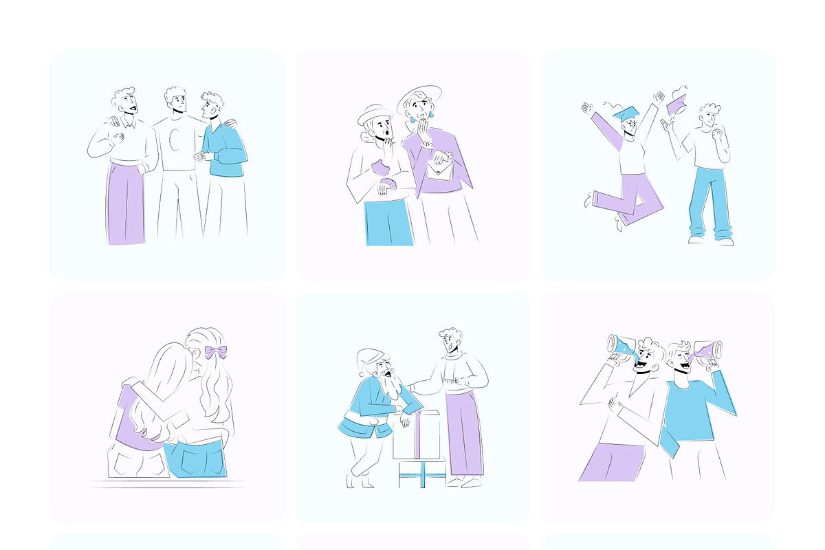 Social and Community Illustrations, a Person Illustration by Brickclay (Photo 11 of 13)
