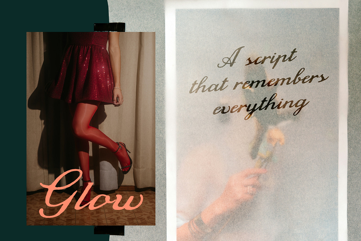 Dusty Strokes Archive Vintage Script, a Script Font by Struvictory.art (Photo 3 of 9)