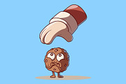 Cookie Santa!, a Food Illustration by pedrors (Thumbnail 3 of 3)