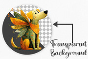 Whimsical Spring Dog Clipart Bundle, an Illustration by Canvas Craft (Thumbnail 2 of 6)