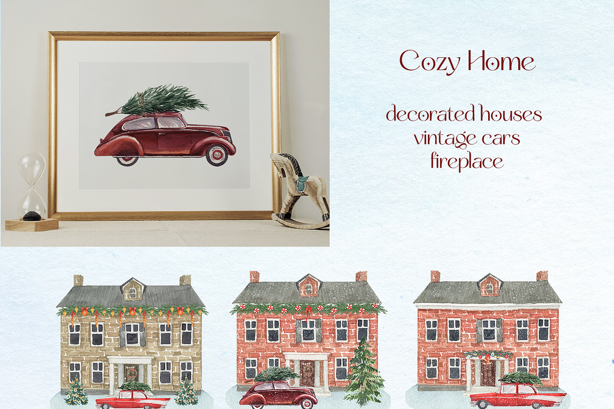 Merry & Bright Classic Christmas, a Seasonal Illustration by Catch the Dream Art (Photo 10 of 16)