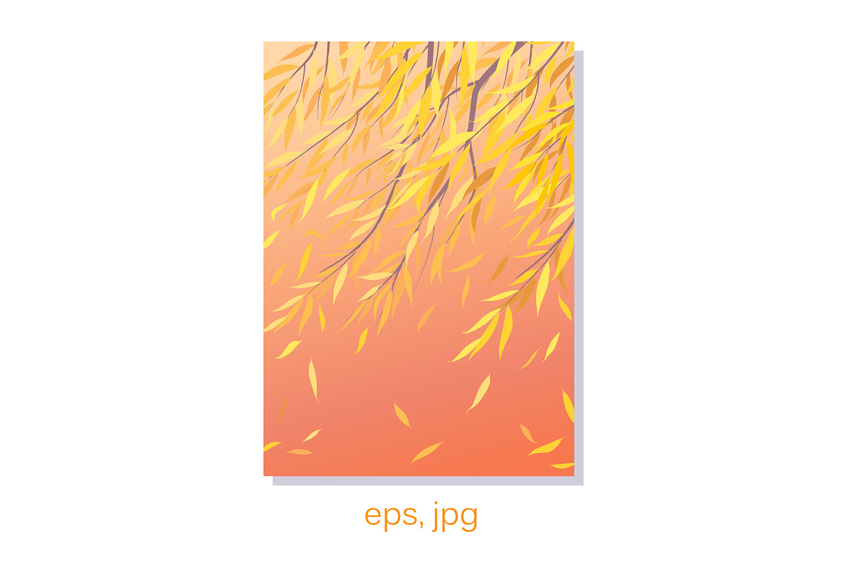 Weeping Willow Branches, a Decorative Illustration by Valentyna Smordova (Photo 7 of 7)
